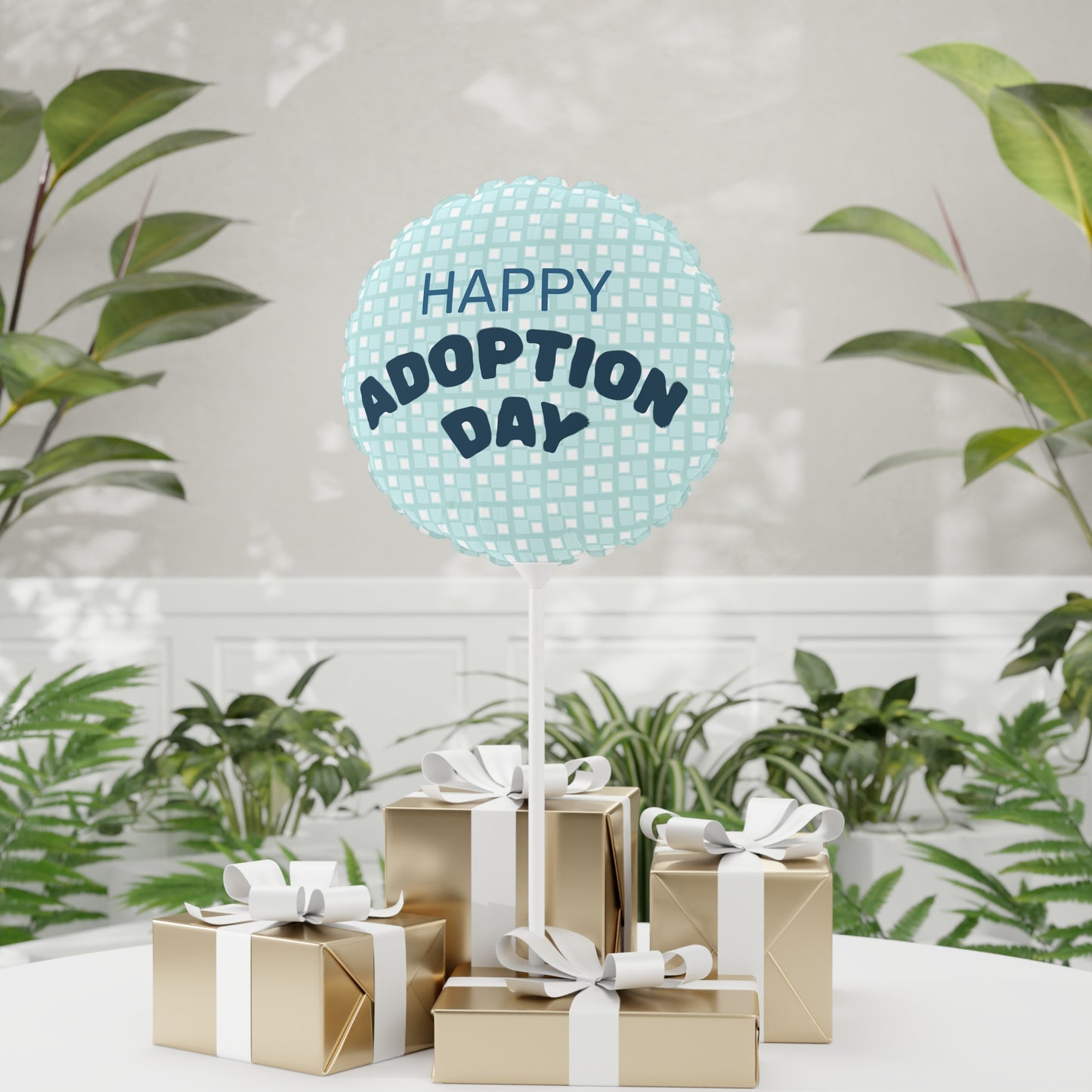 Adoption Celebration Balloons - HAPPY ADOPTION DAY #FINALLY - Round Shaped | Party Decor | 11" Balloons | Baby Shower, Adoption Party, Kids Party Decorations