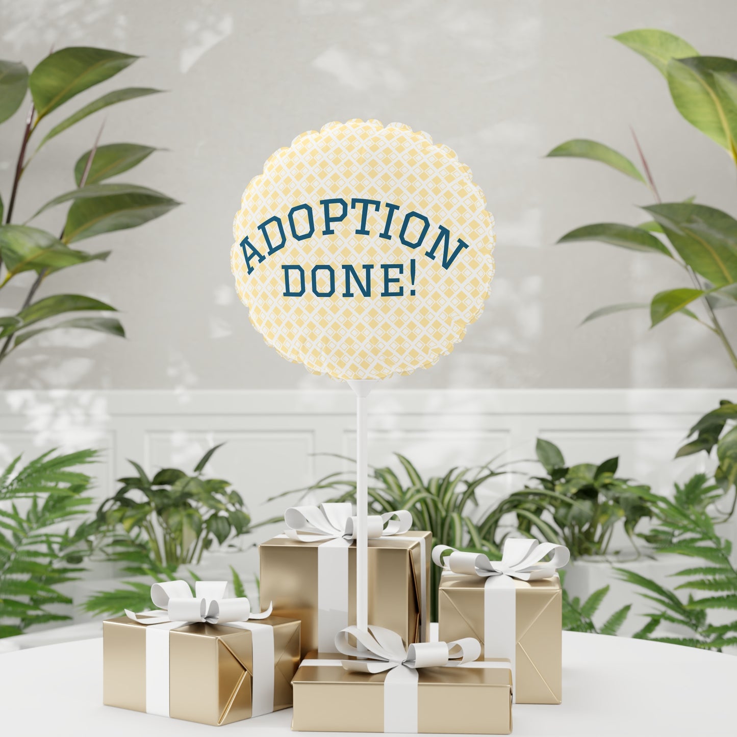 Adoption Celebration Balloons - Adoption Done - Round Shaped | Party Decor | 11" Balloons | Baby Shower, Adoption Party, Kids Party Decorations