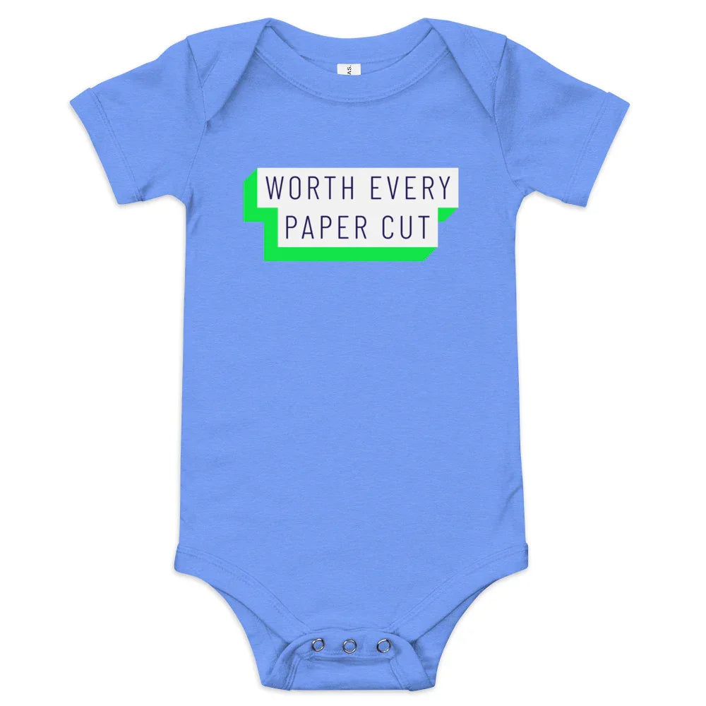 Worth Every Paper Cut. Adorable baby onesie. - Adoption Stuff Store