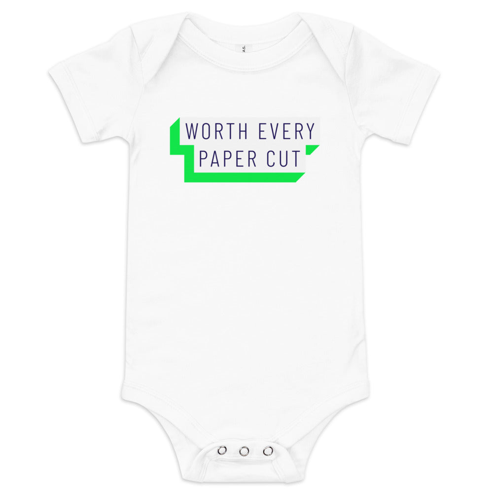 Worth Every Paper Cut. Adorable baby onesie. - Adoption Stuff Store