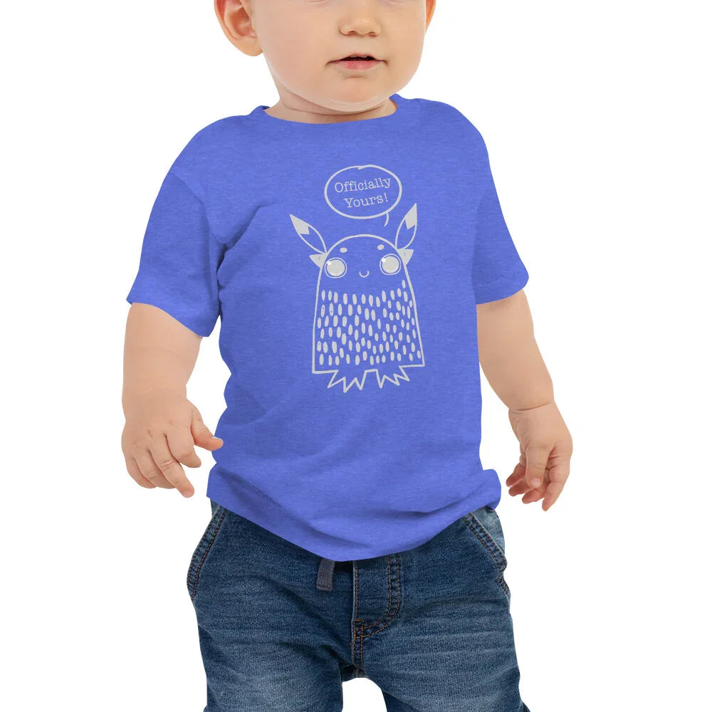 Officially Yours! - Cute Baby Jersey Short Sleeve Tee to celebrate Adoption - Adoption Stuff Store