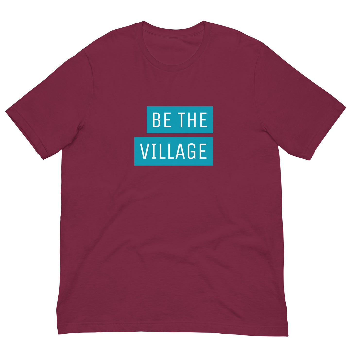 Be The Village - block design t-shirt - Adoption Stuff Store