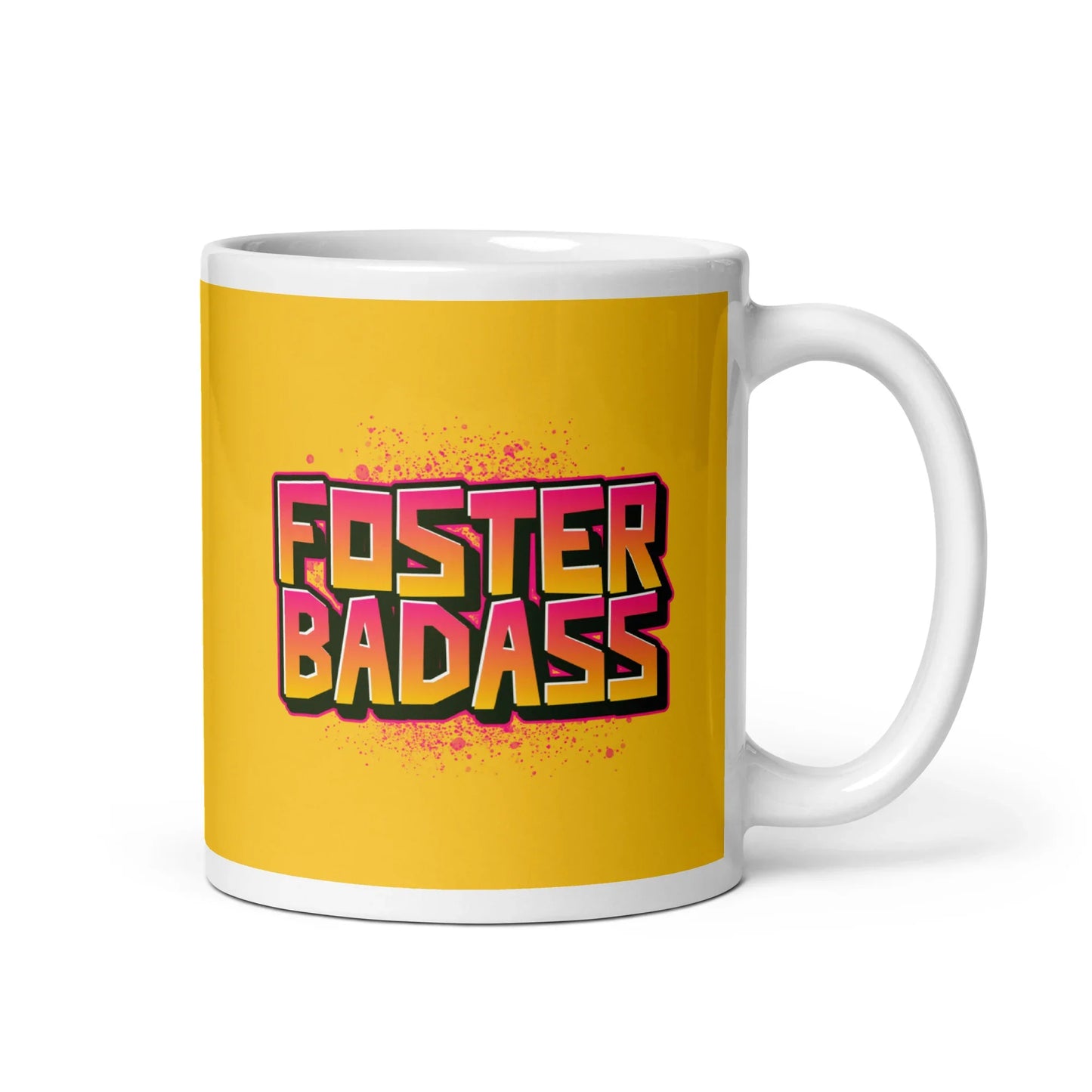 FOSTER BADASS mug for a truly awesome person! - Adoption Stuff Store