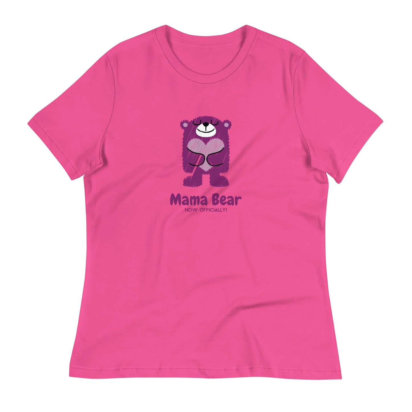 Mama Bear - Now Officially - Cute women's T-Shirt for mom - Adoption Stuff Store