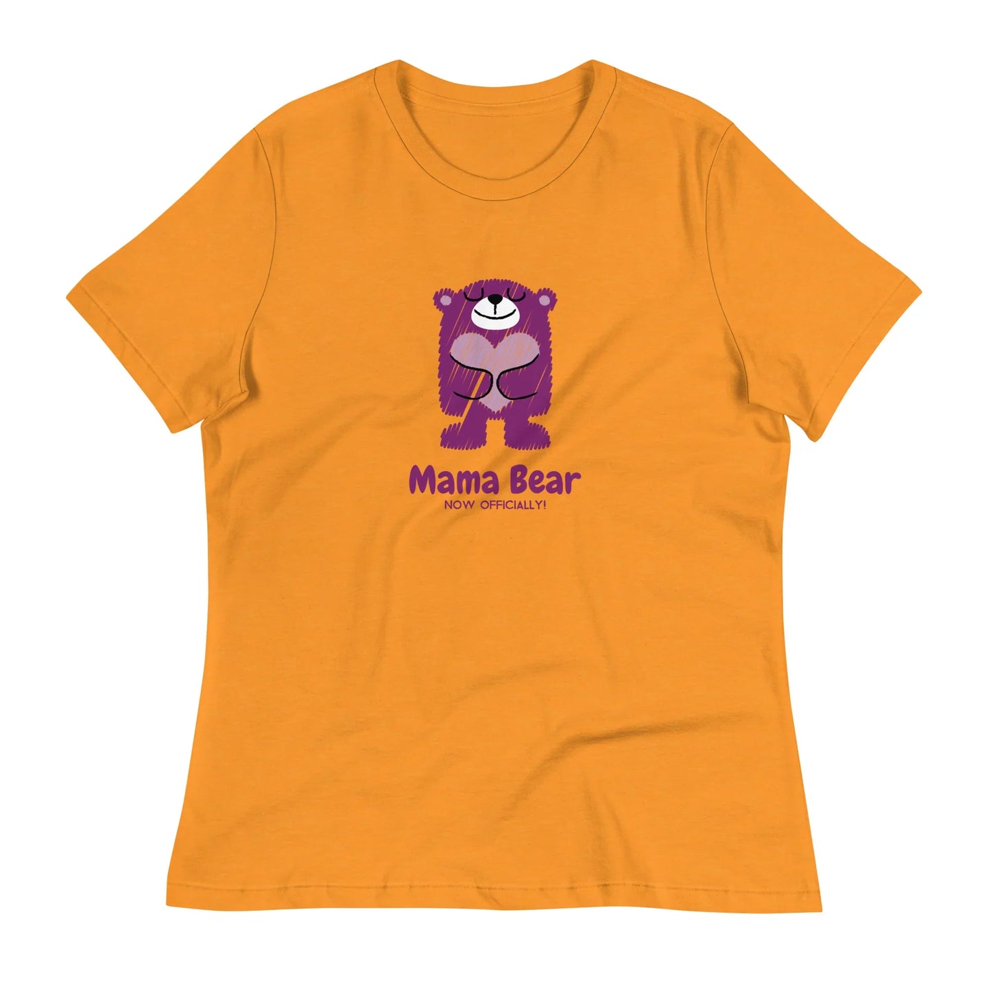 Mama Bear - Now Officially - Cute women's T-Shirt for mom - Adoption Stuff Store
