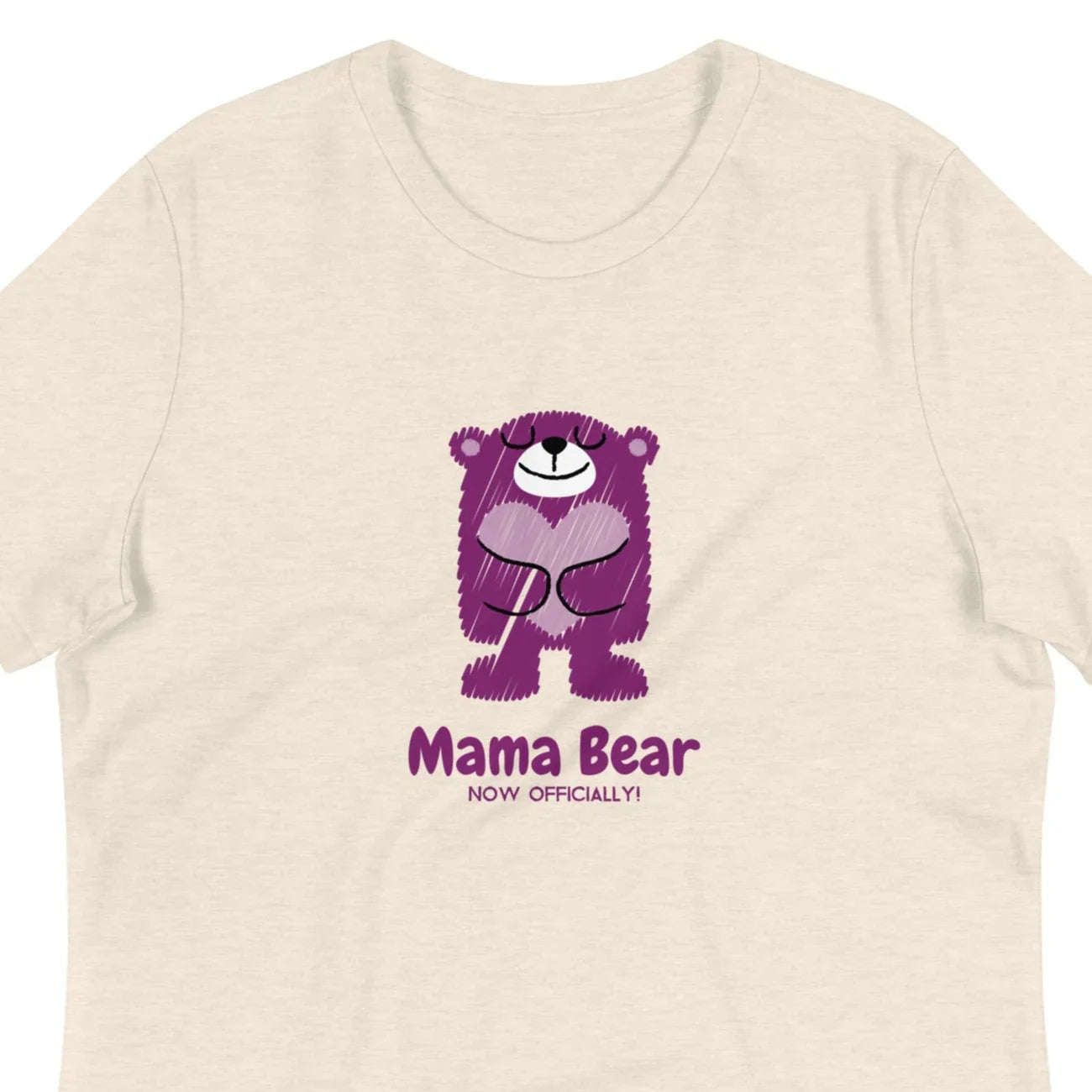 Mama Bear - Now Officially - Cute women's T-Shirt for mom - Adoption Stuff Store
