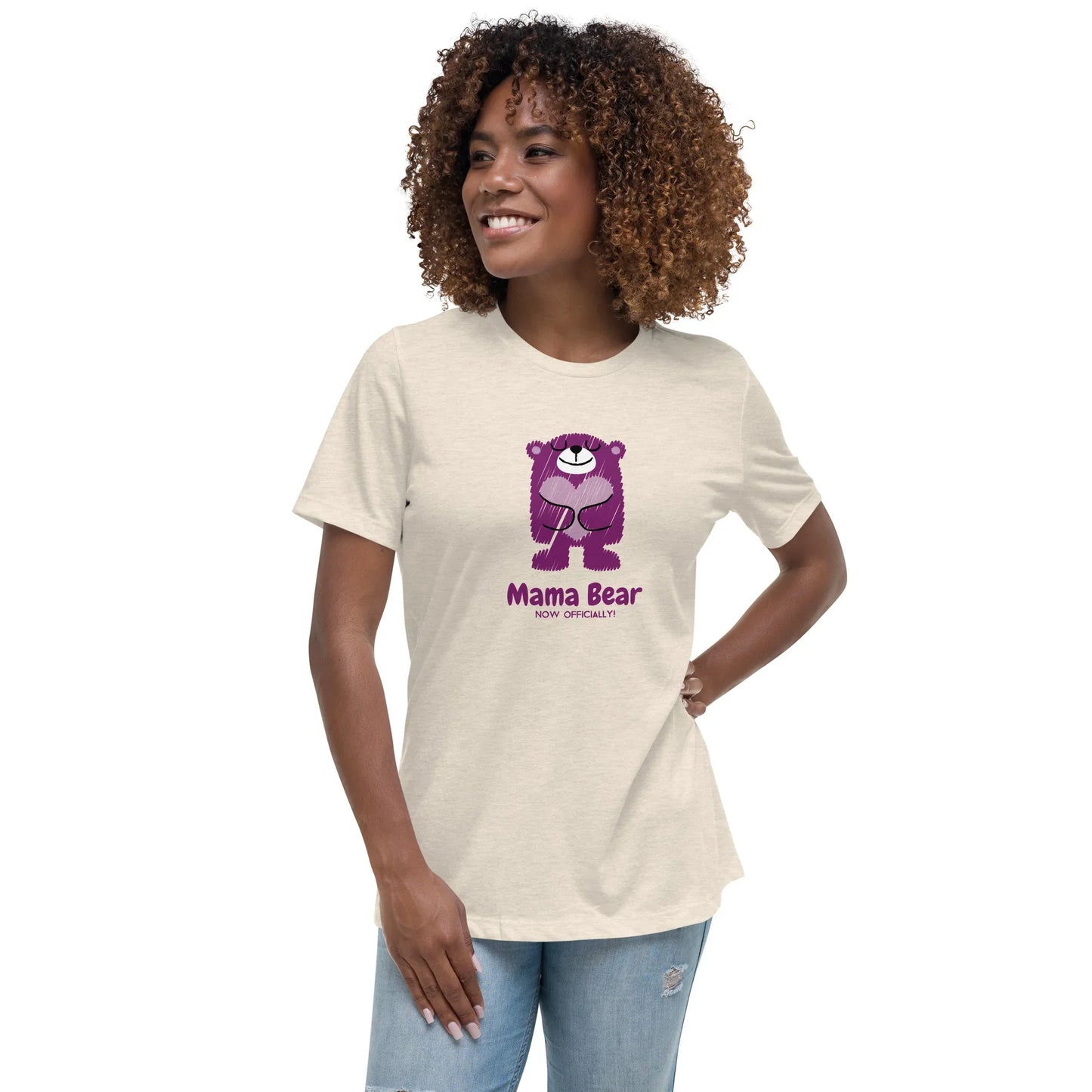 Mama Bear - Now Officially - Cute women's T-Shirt for mom - Adoption Stuff Store