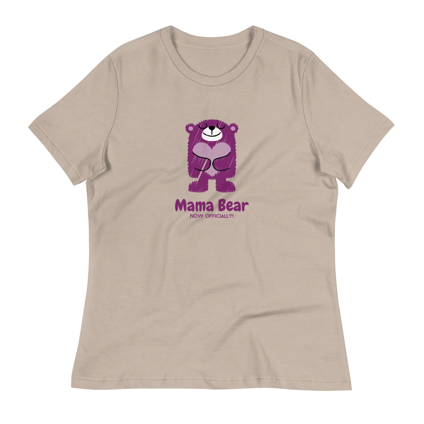 Mama Bear - Now Officially - Cute women's T-Shirt for mom - Adoption Stuff Store
