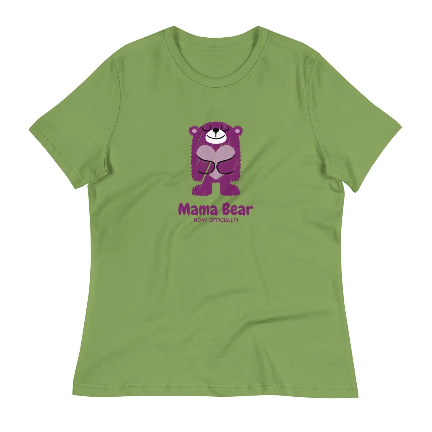 Mama Bear - Now Officially - Cute women's T-Shirt for mom - Adoption Stuff Store