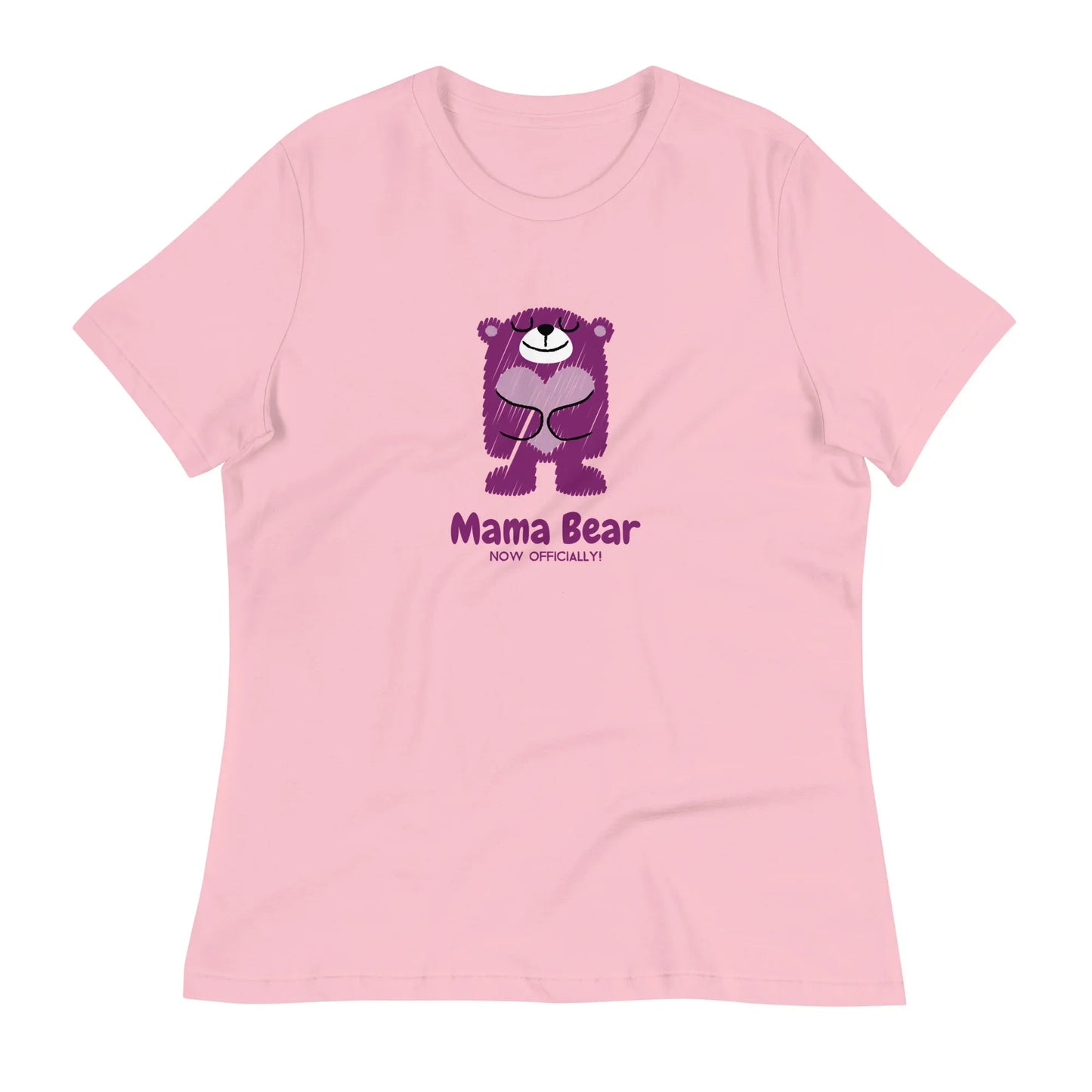 Mama Bear - Now Officially - Cute women's T-Shirt for mom - Adoption Stuff Store