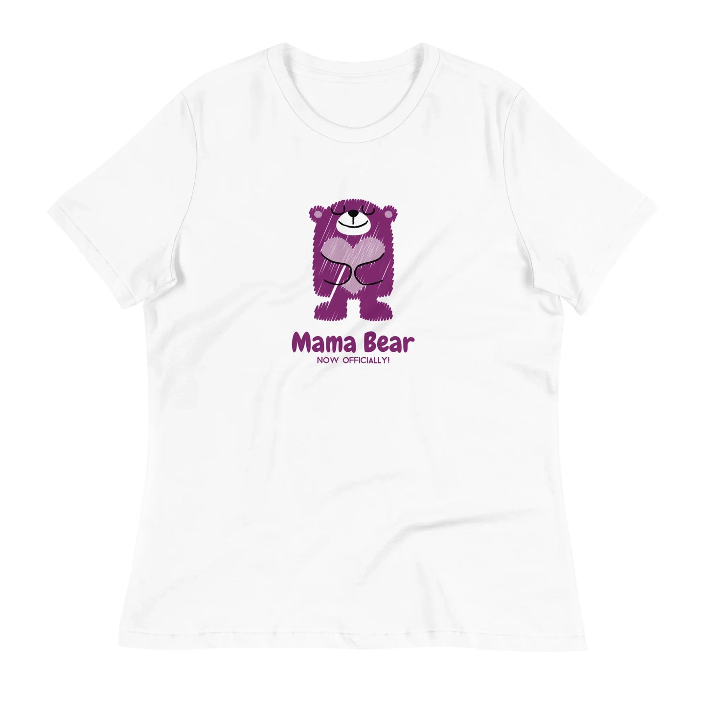 Mama Bear - Now Officially - Cute women's T-Shirt for mom - Adoption Stuff Store