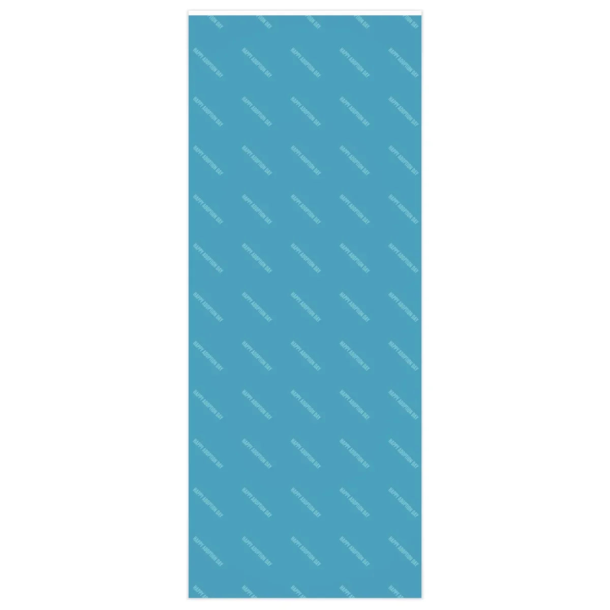 HAPPY ADOPTION DAY - cute blue wrapping paper - Adoption Stuff Store