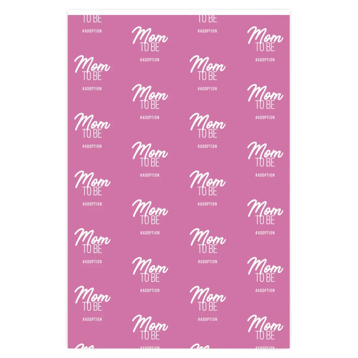 MOM TO BE #ADOPTION - cute wrapping paper - Adoption Stuff Store