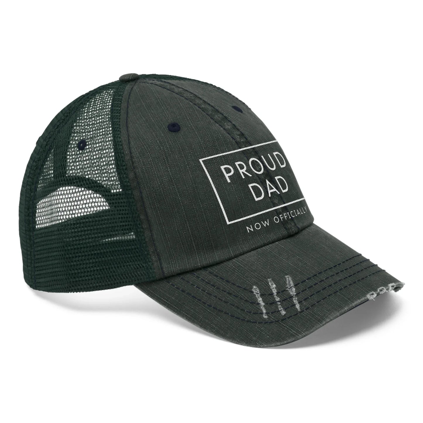 PROUD DAD - NOW OFFICIALLY - Great embroidered trucker hat for Dad (now that Adoption is final!) - Adoption Stuff Store