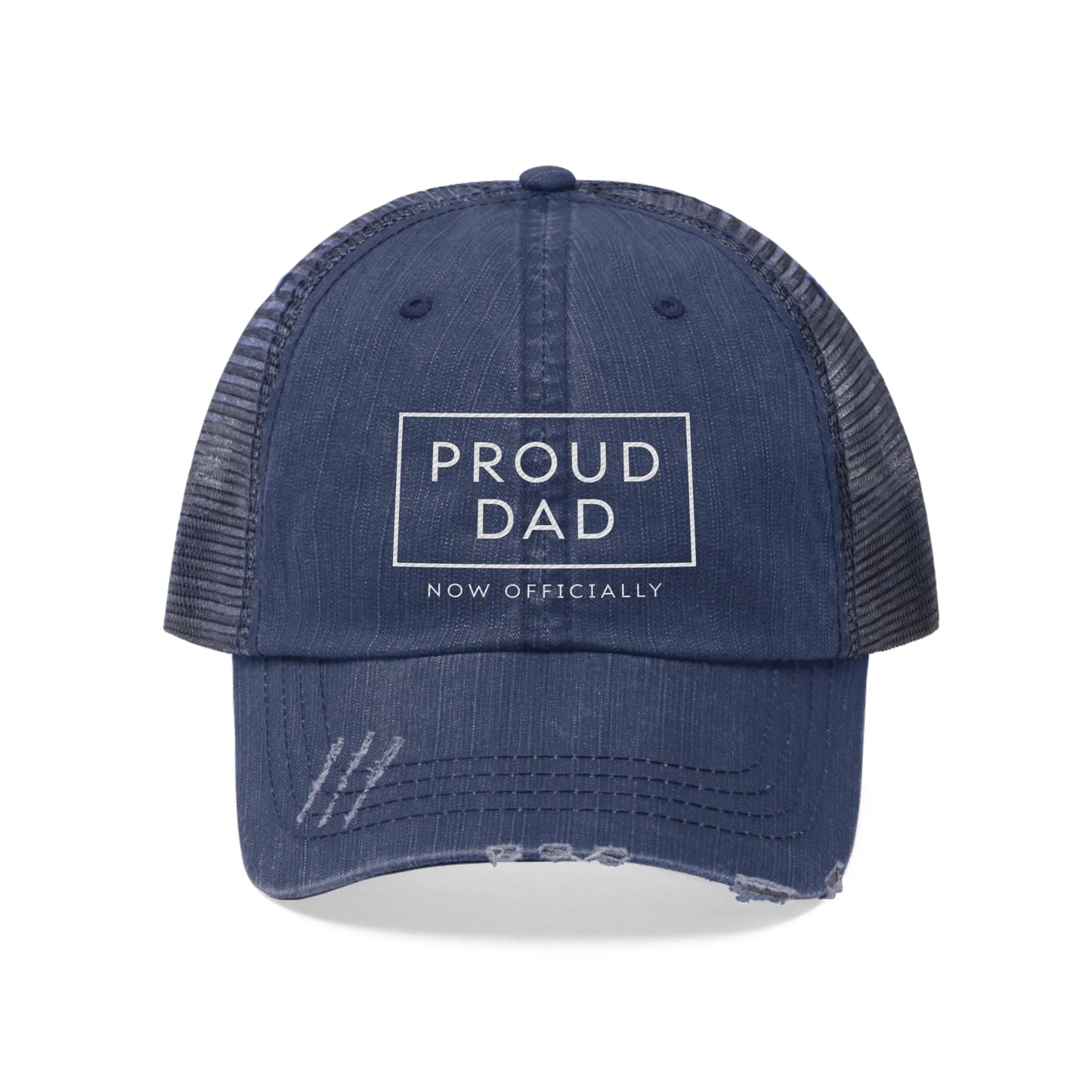 PROUD DAD - NOW OFFICIALLY - Great embroidered trucker hat for Dad (now that Adoption is final!) - Adoption Stuff Store