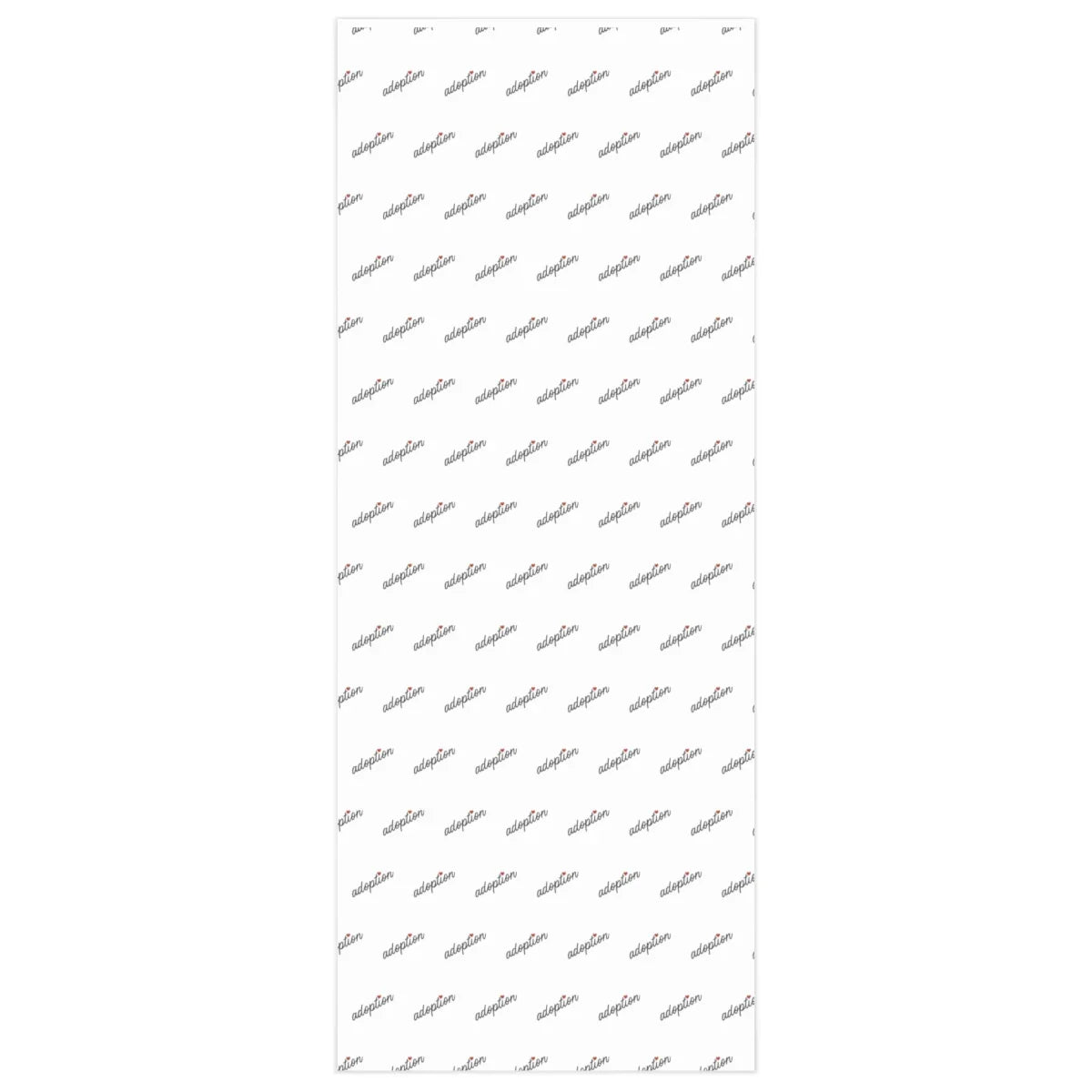 Adoption (heart) - cute wrapping paper - Adoption Stuff Store