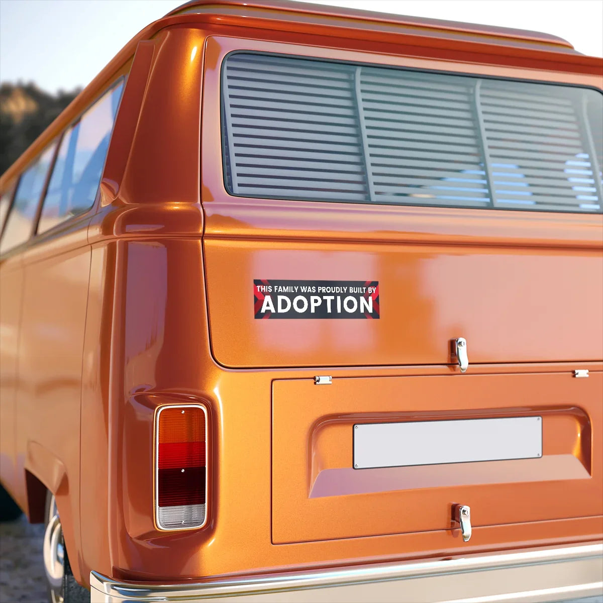 Bumper Sticker - This family was proudly built by ADOPTION - Adoption Stuff Store