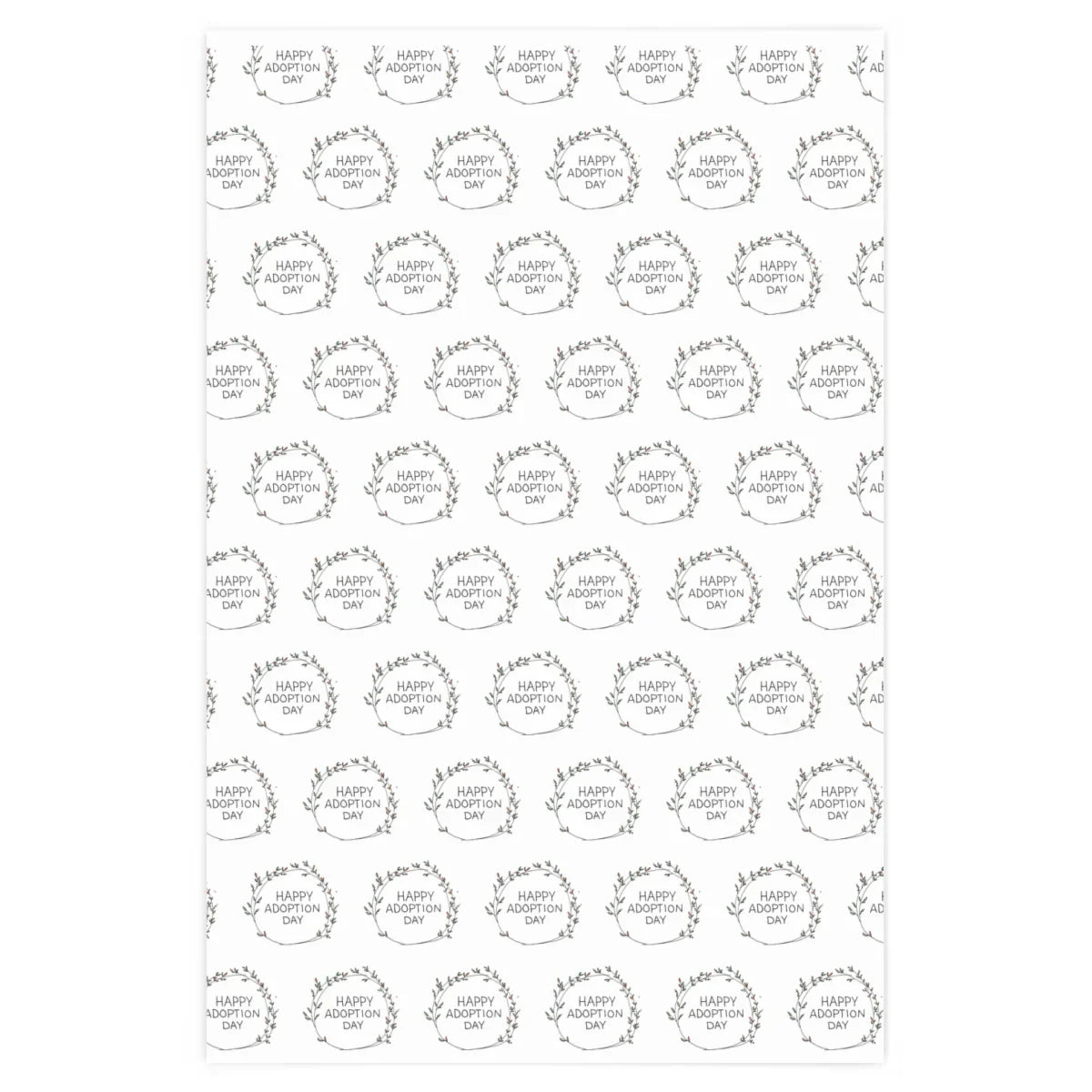 Happy Adoption Day! - cute wrapping paper - Adoption Stuff Store