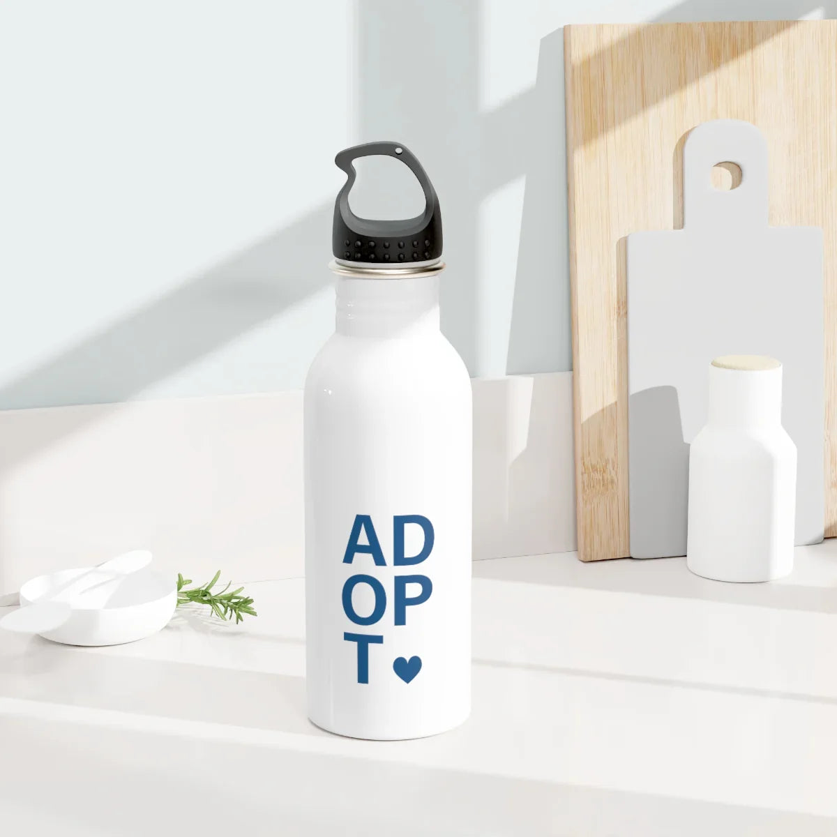 ADOPT - Stainless Steel Water Bottle - Adoption Stuff Store