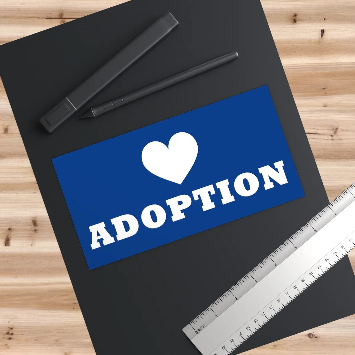 Bumper Sticker - (Heart) Adoption - Adoption Stuff Store