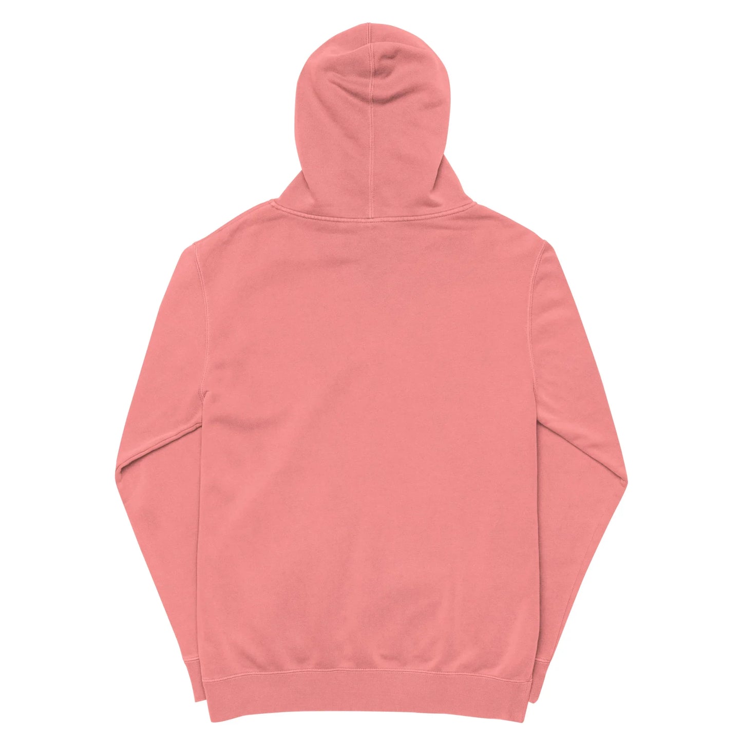 Adopt Love - embroidered design on Unisex pigment-dyed hoodie - Adoption Stuff Store