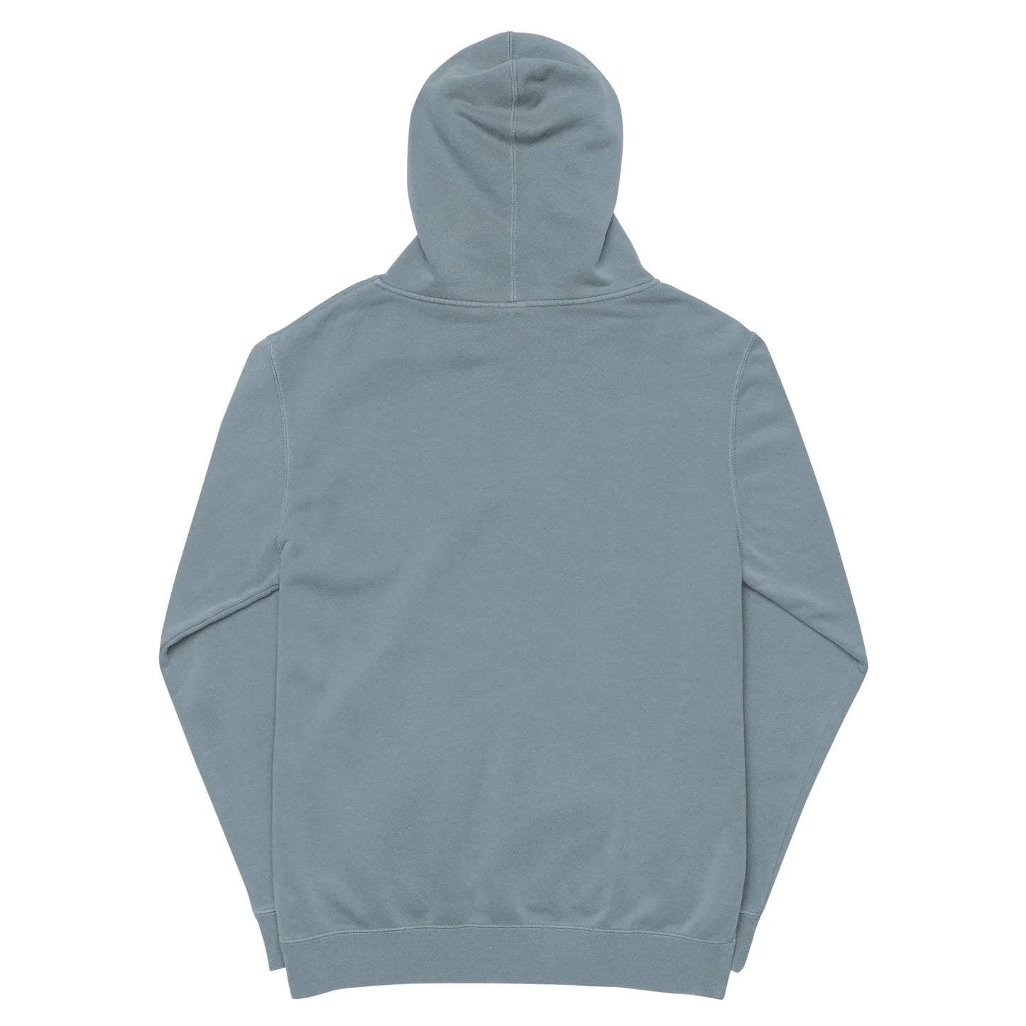 Adopt Love - embroidered design on Unisex pigment-dyed hoodie - Adoption Stuff Store