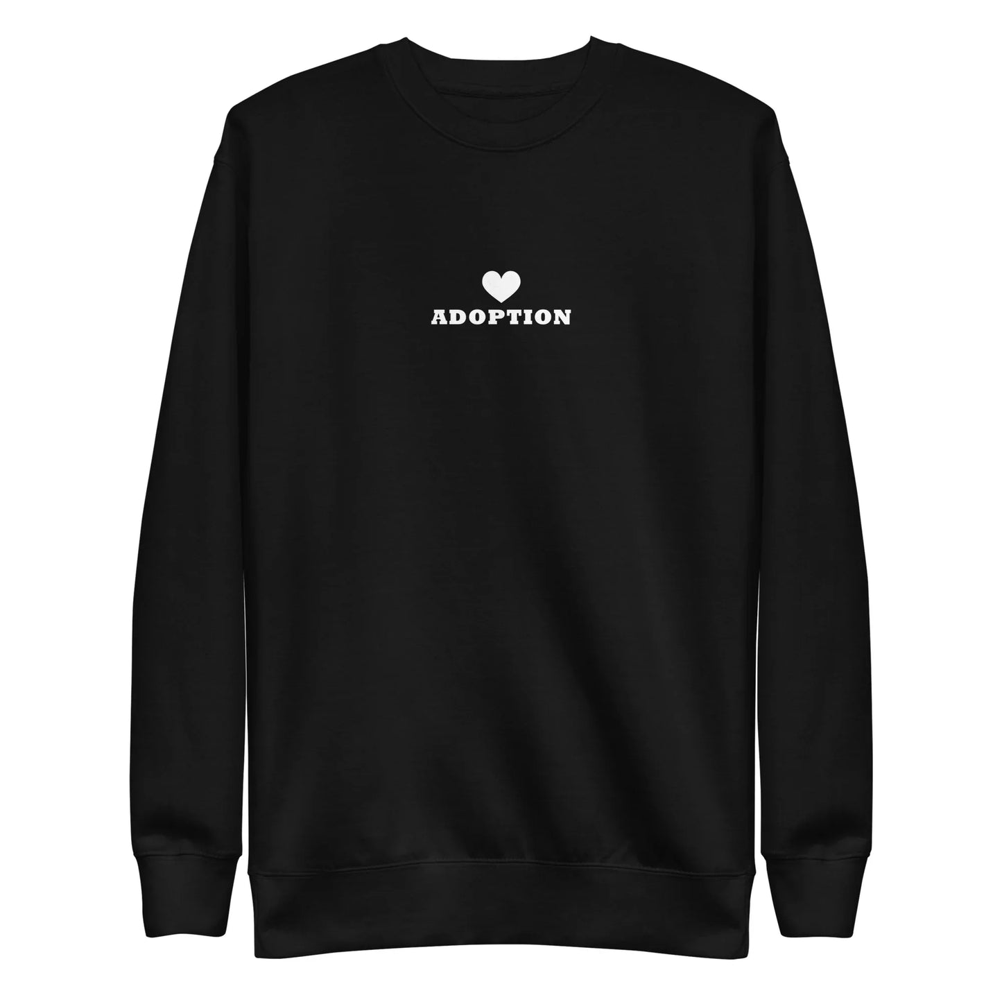 Adoption (heart) - Unisex Premium Sweatshirt - Adoption Stuff Store