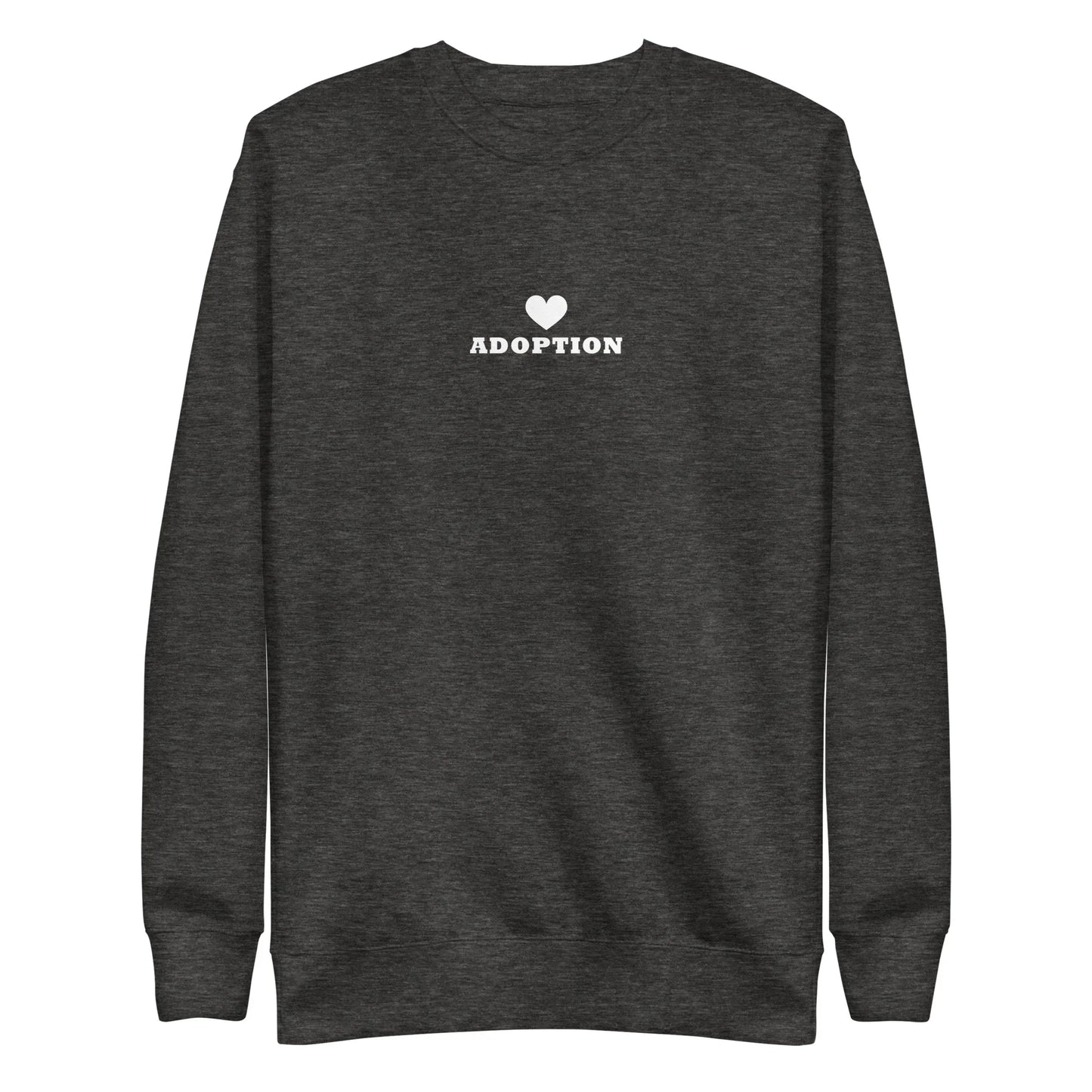 Adoption (heart) - Unisex Premium Sweatshirt - Adoption Stuff Store