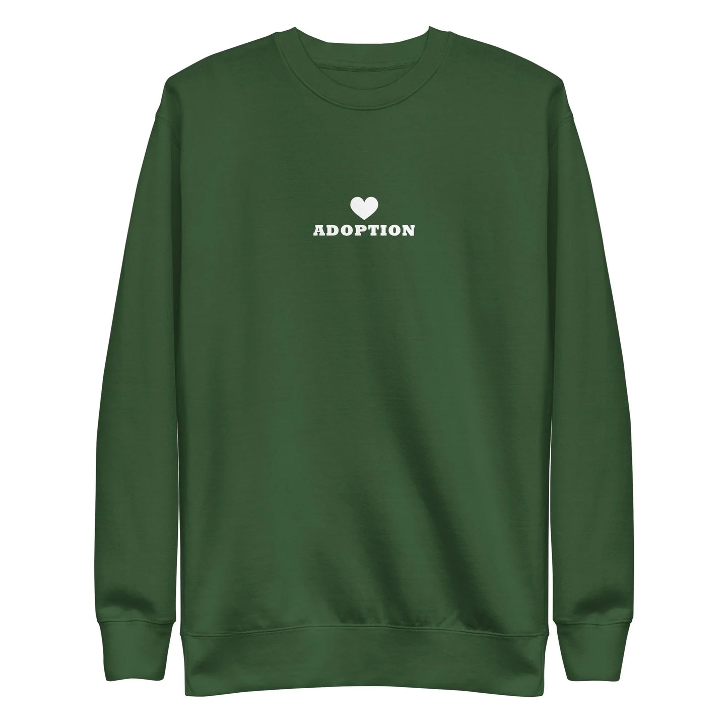 Adoption (heart) - Unisex Premium Sweatshirt - Adoption Stuff Store