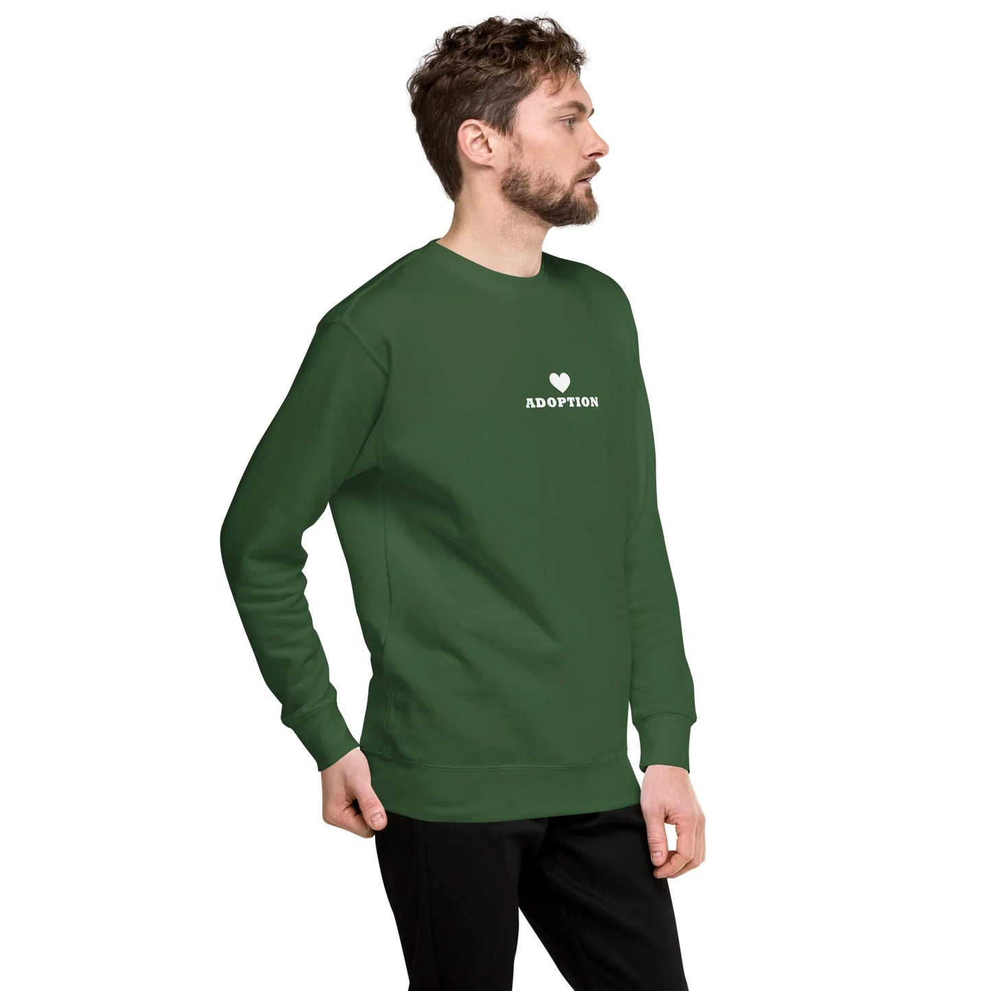 Adoption (heart) - Unisex Premium Sweatshirt - Adoption Stuff Store