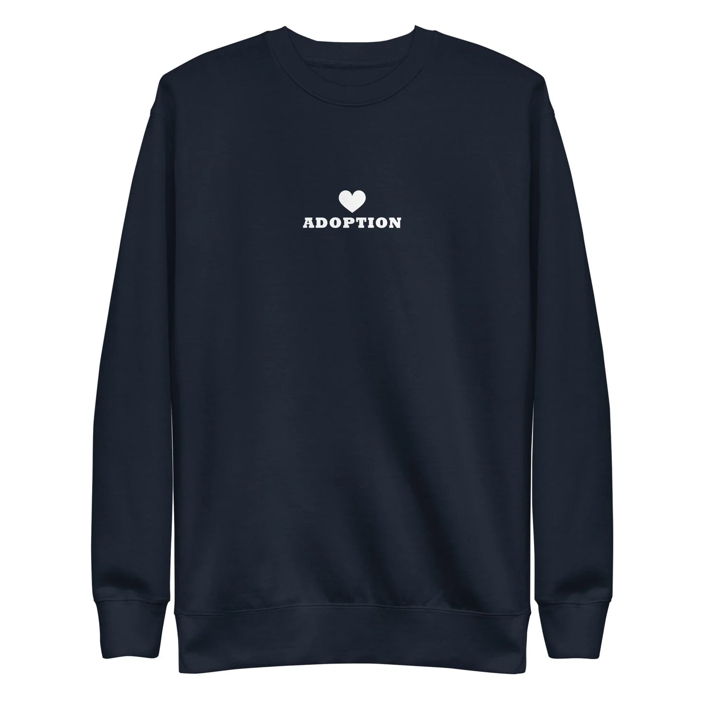 Adoption (heart) - Unisex Premium Sweatshirt - Adoption Stuff Store