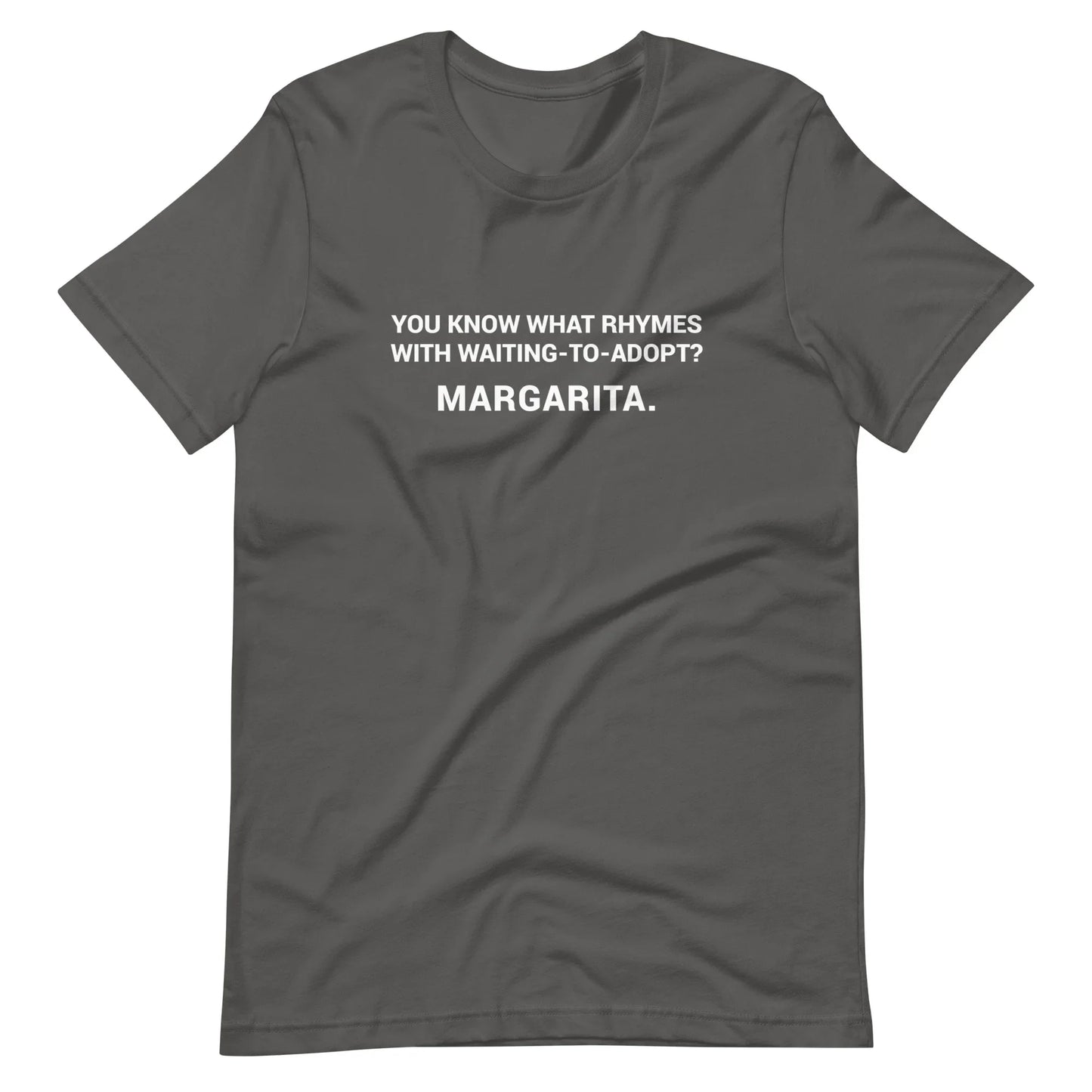 You Know What Rhymes with Waiting-to-Adopt? - Funny Adoption t-shirt - Adoption Stuff Store