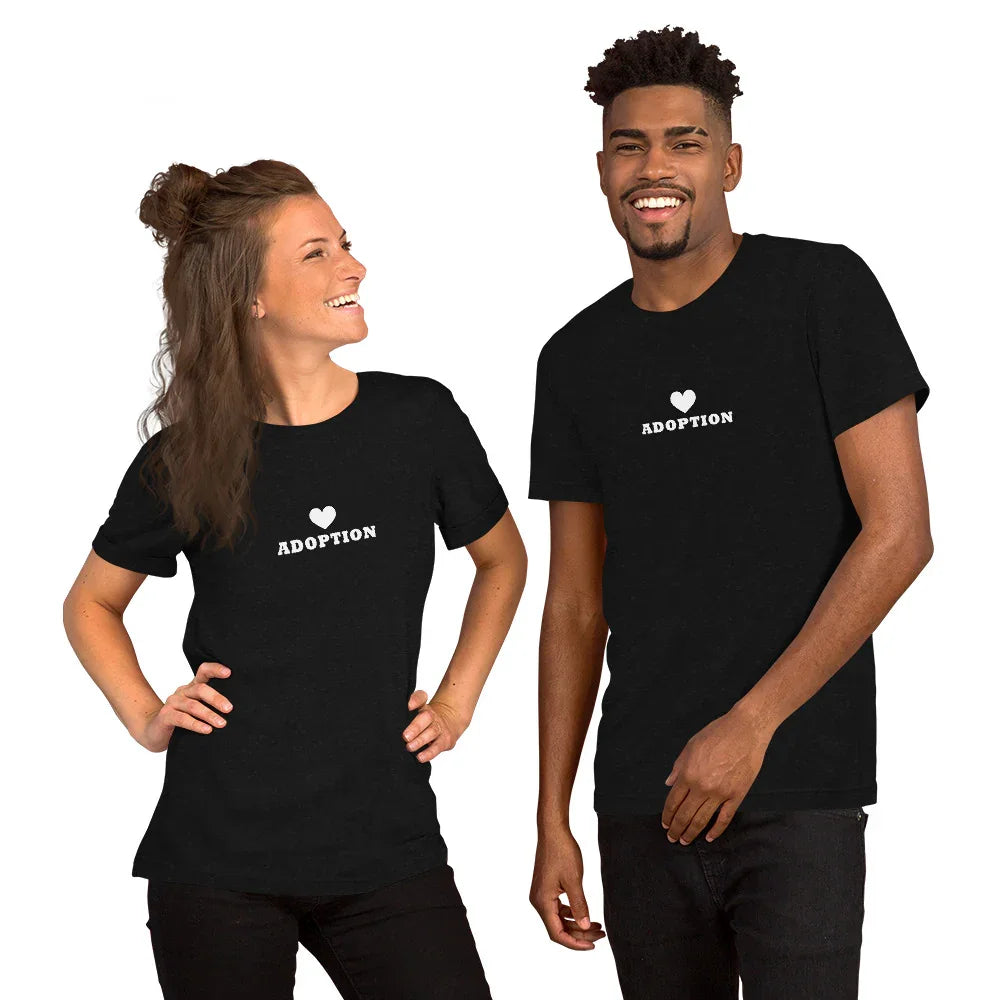 (Heart) Adoption - Unisex t-shirt - Adoption Stuff Store