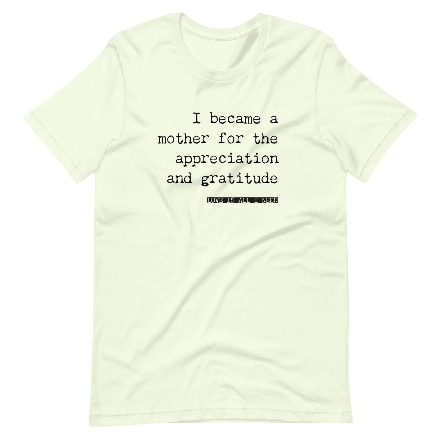 I Became a Mother for the Appreciation and Fame - funny t-shirt - Adoption Stuff Store