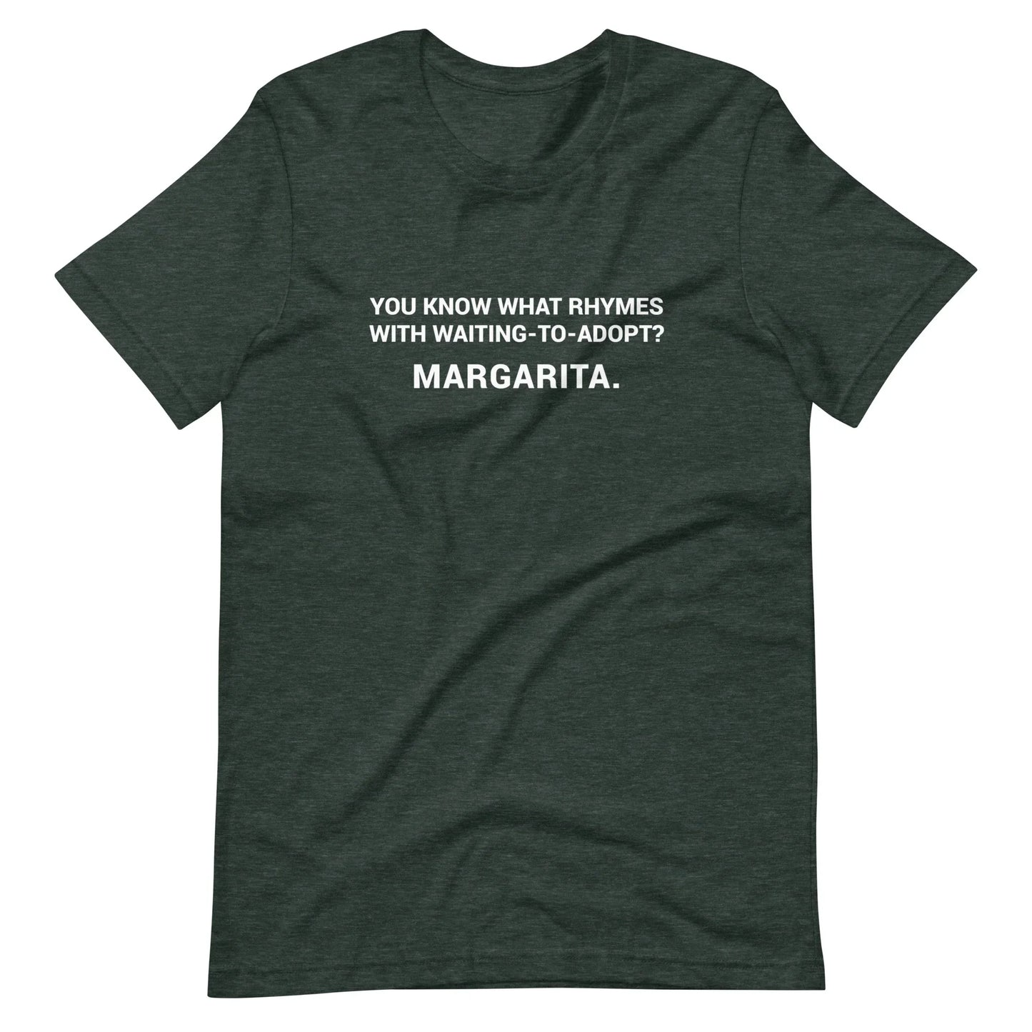 You Know What Rhymes with Waiting-to-Adopt? - Funny Adoption t-shirt - Adoption Stuff Store