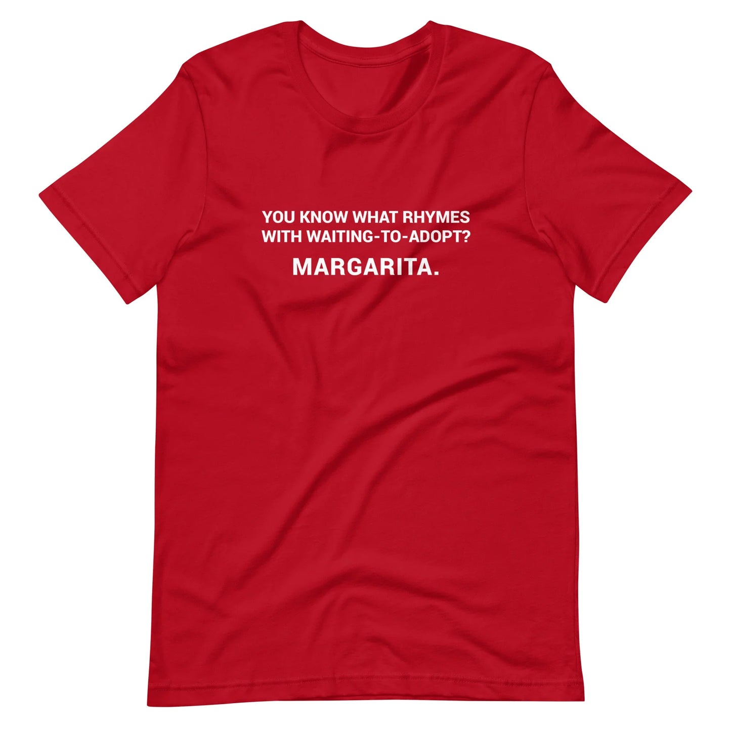 You Know What Rhymes with Waiting-to-Adopt? - Funny Adoption t-shirt - Adoption Stuff Store