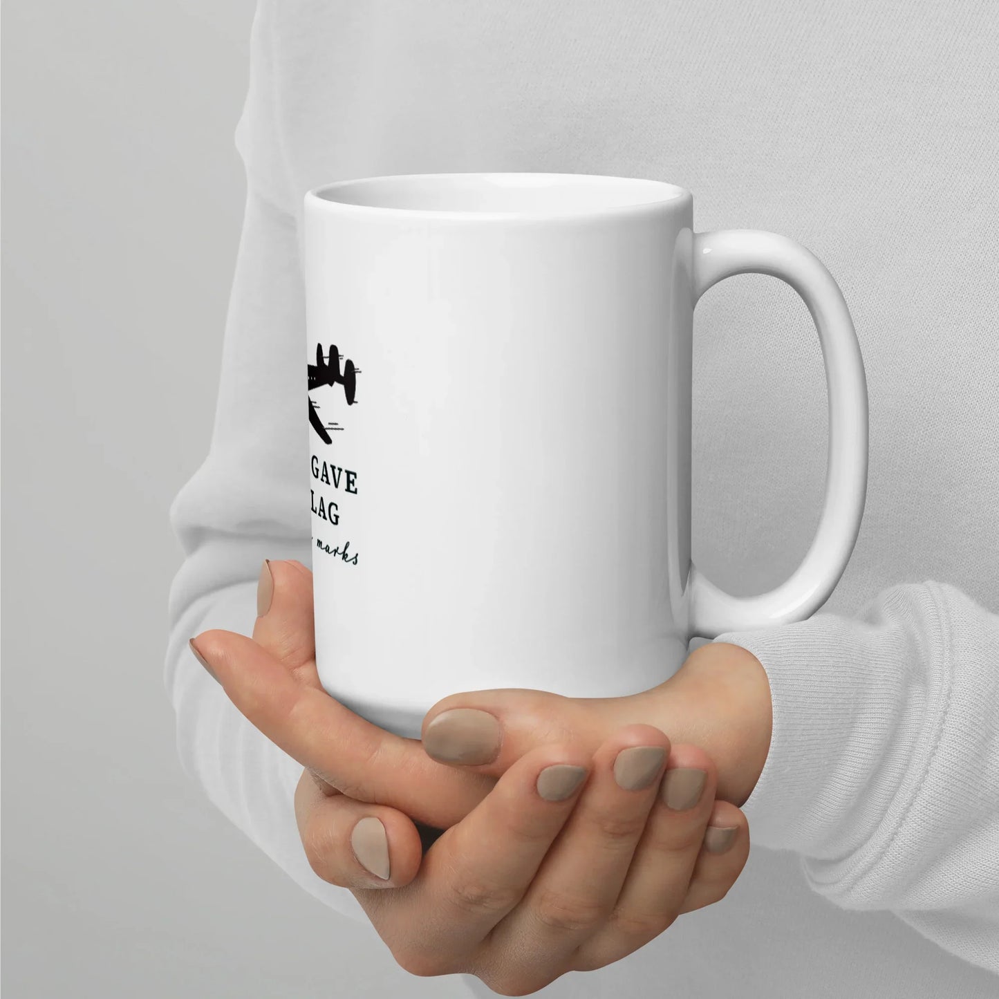 My Baby Gave Me Jet Lag - funny White glossy mug - Adoption Stuff Store