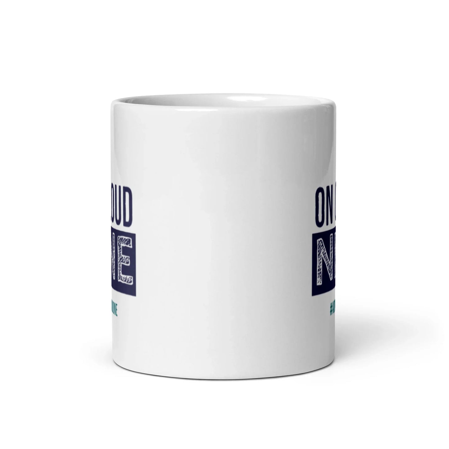 On Cloud Nine #AdoptionDone - White glossy mug - Adoption Stuff Store