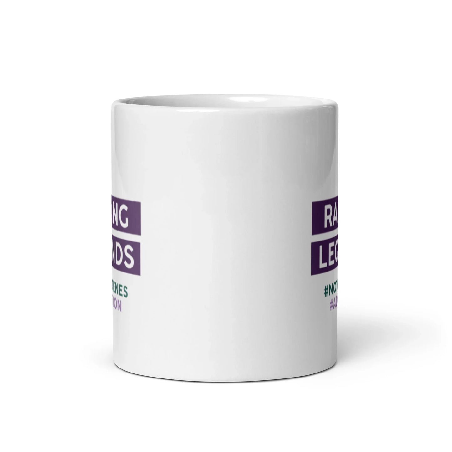 Raising Legends! - Funny adoption white glossy mug - Adoption Stuff Store