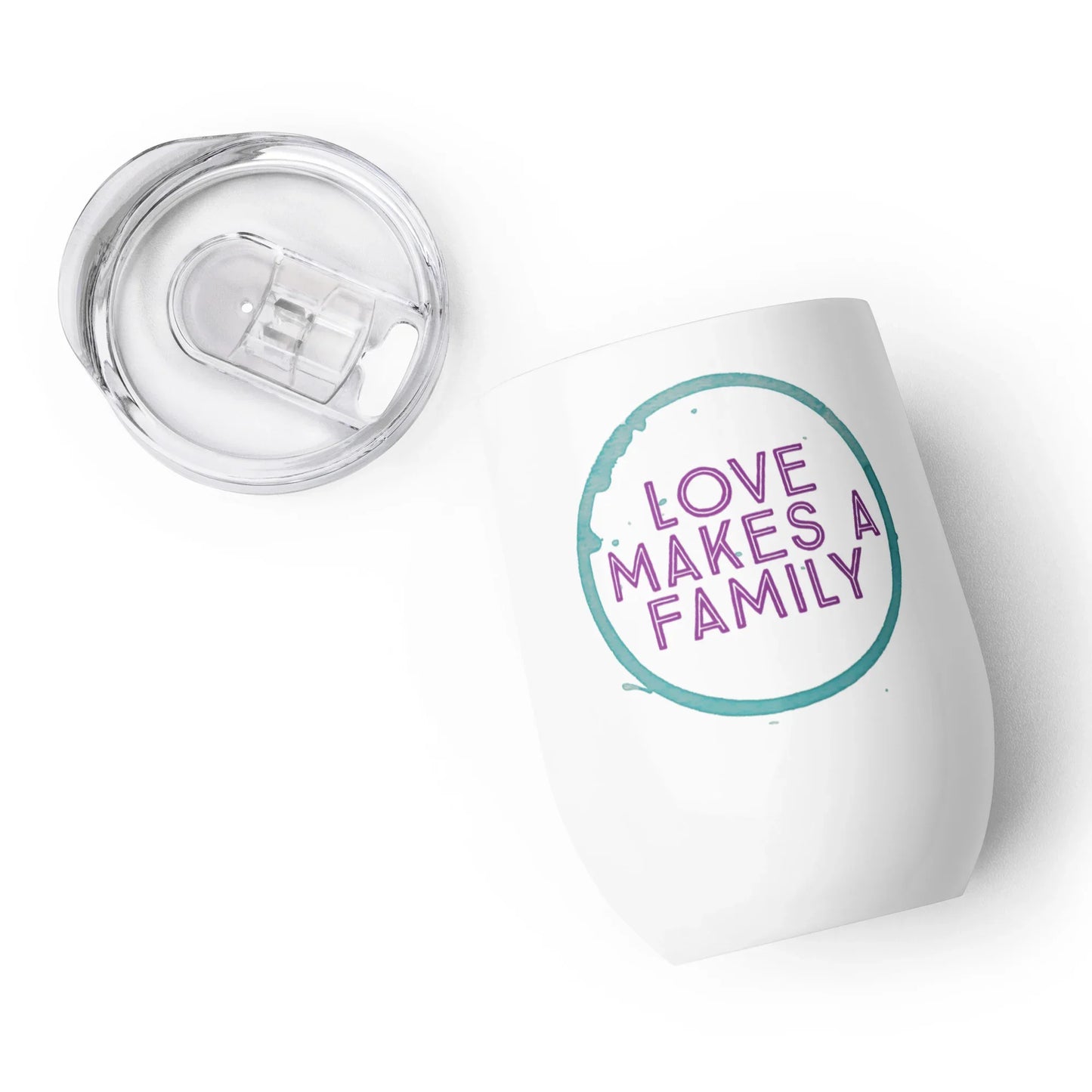 Adoption is Love - Wine tumbler - Adoption Stuff Store