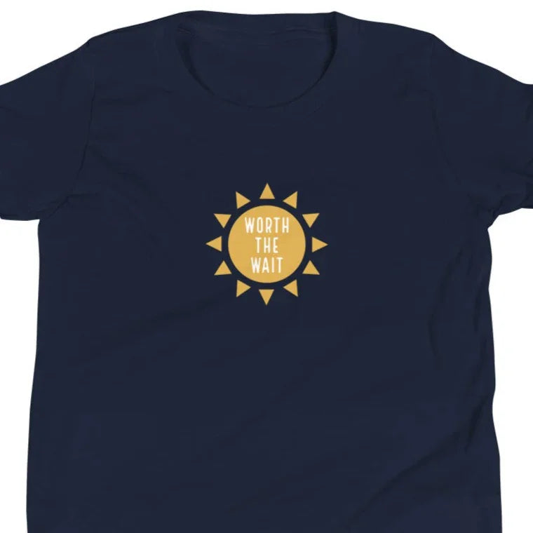 WORTH THE WAIT - Youth Short Sleeve T-Shirt - Adoption Stuff Store