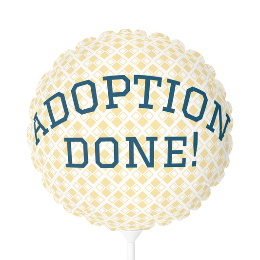 Adoption Celebration Balloons - Adoption Done - Round Shaped | Party Decor | 11" Balloons | Baby Shower, Adoption Party, Kids Party Decorations