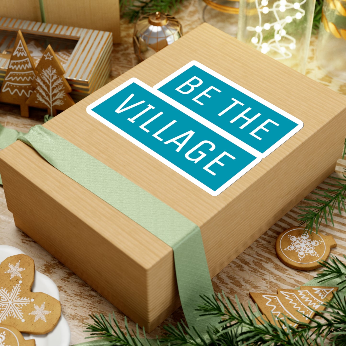 BE THE VILLAGE - awesome Kiss-Cut Stickers