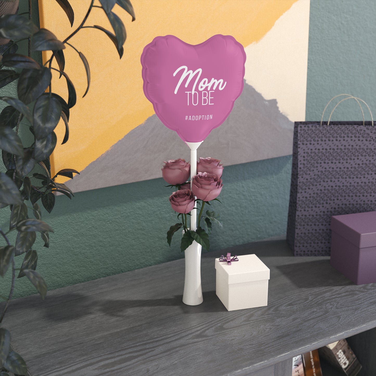 Heart Balloon Adoption Themed 6" Balloons