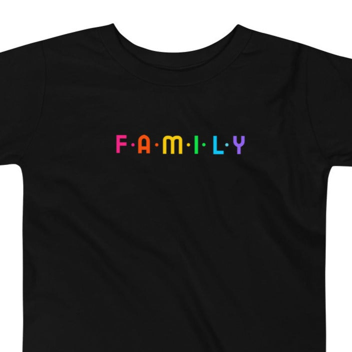 FAMILY shirt with rainbow colors for family pride, gay adoption, inclusion, colorful - Adoption Stuff Store