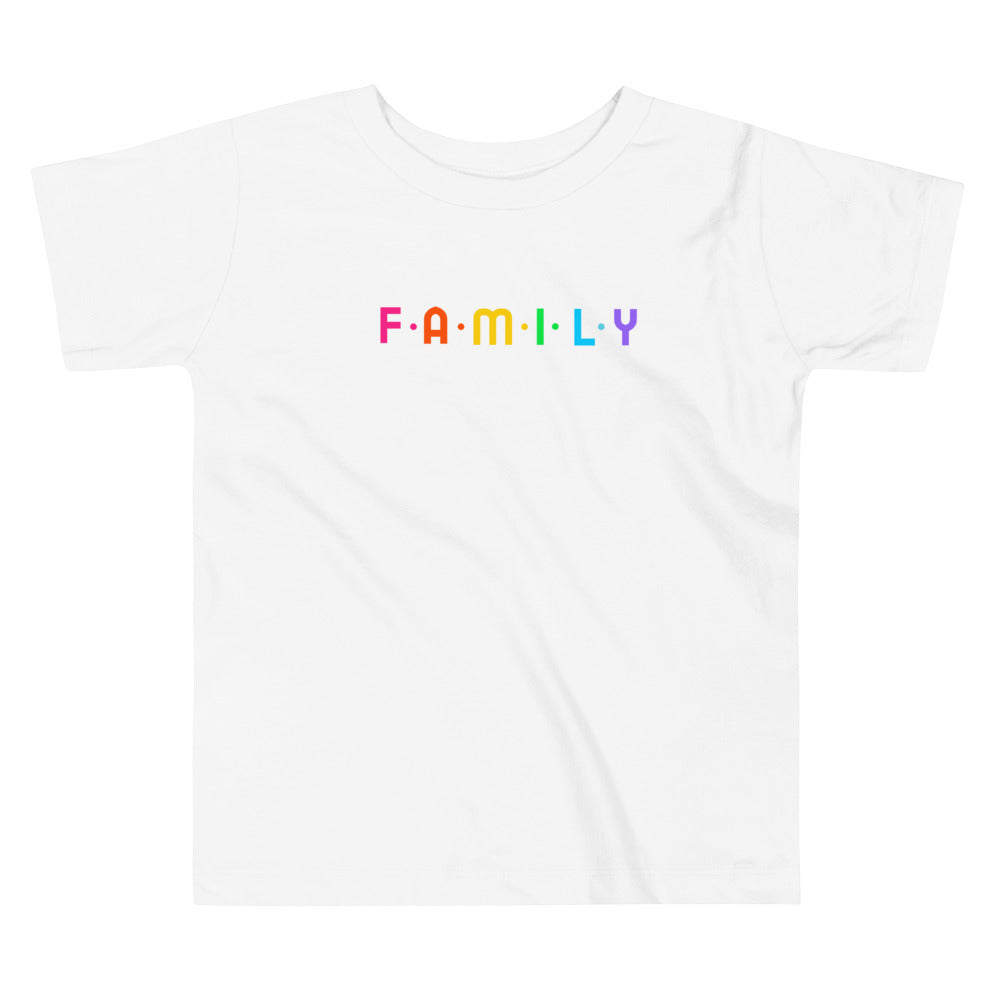 FAMILY shirt with rainbow colors for family pride, gay adoption, inclusion, colorful - Adoption Stuff Store