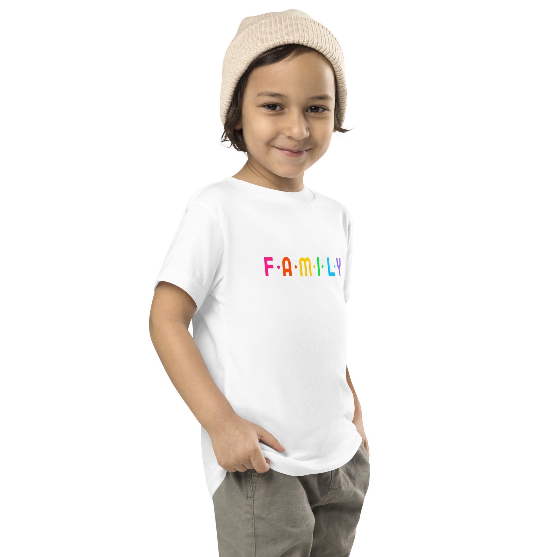 FAMILY shirt with rainbow colors for family pride, gay adoption, inclusion, colorful - Adoption Stuff Store