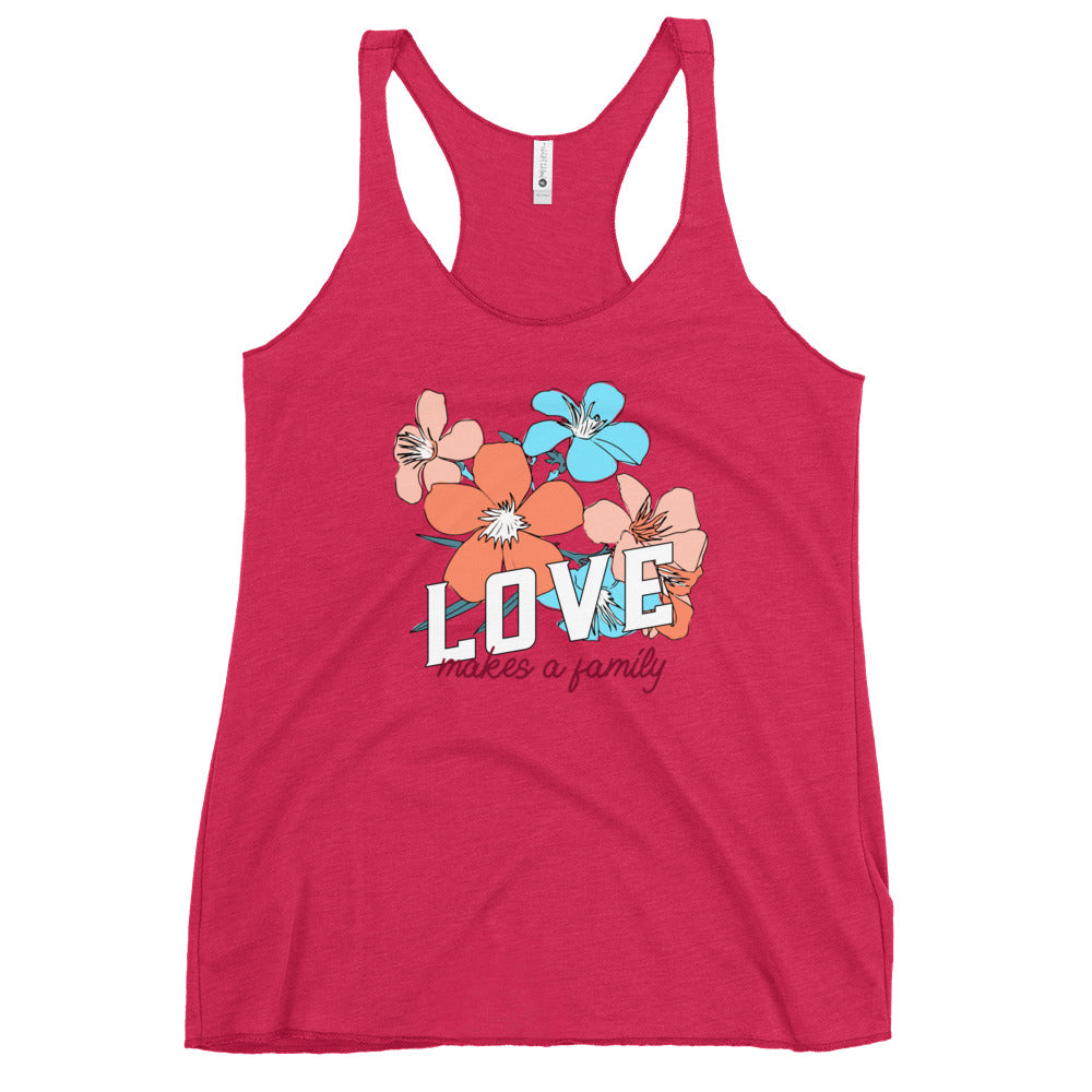 Love makes a Family - Inclusive tank for adults or kids - Adoption Stuff Store - adoption and foster care themed gifts and items