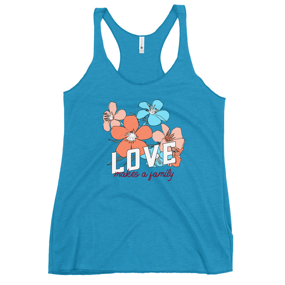 Love makes a Family - Inclusive tank for adults or kids - Adoption Stuff Store - adoption and foster care themed gifts and items
