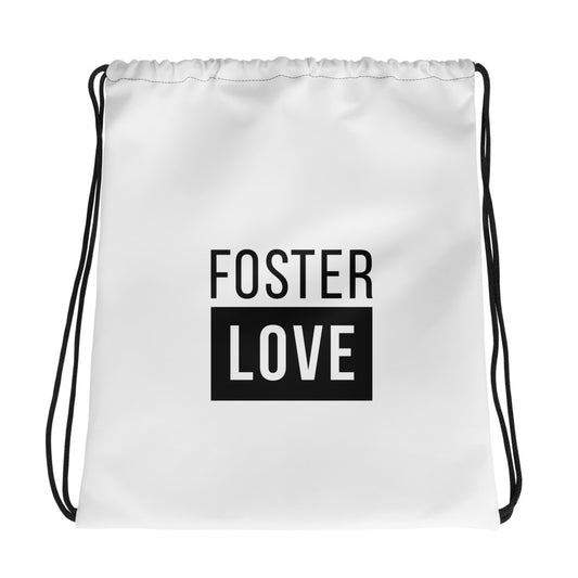 FOSTER LOVE - Drawstring bag - Adoption Stuff Store